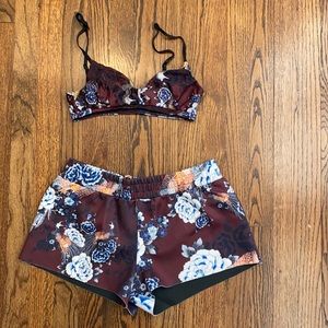 The Upside matching shorts and bra